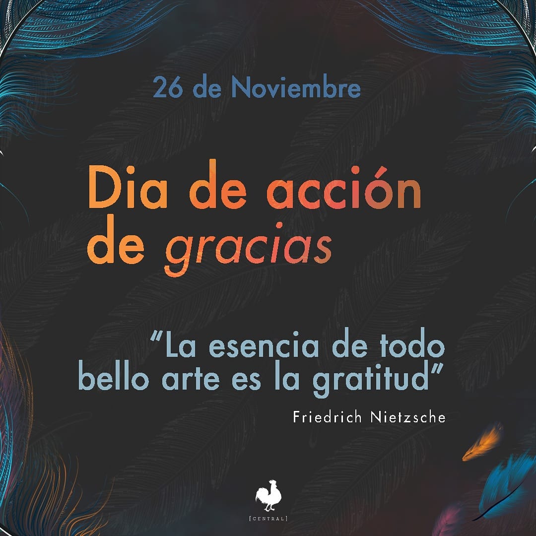 CentralfilmsCol's tweet photo. "la esencia de todo bello arte es la gratitud" #nietzsche #AccionDeGracias2020 @lalibelulag https://t.co/s8CSdI5I49