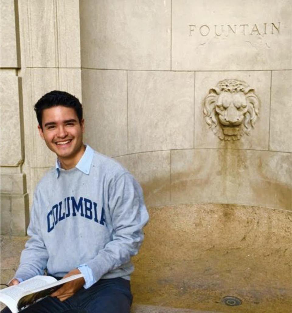 So he worked harder and harder, kept studying violin and history and foreign policy and languages. He finally got DACA status in 2012. And when he got into  @Columbia for college, he and Ms. Esteva celebrated. He’d made it.