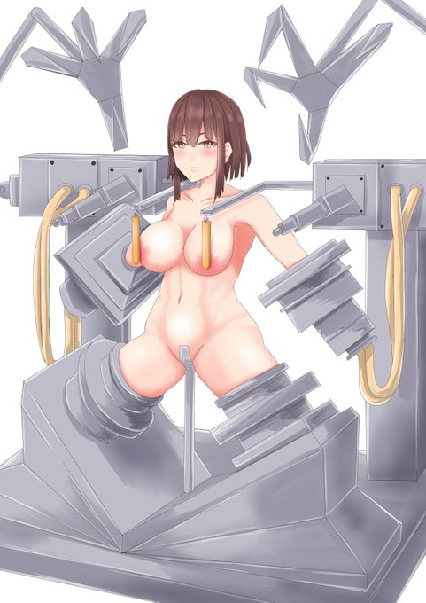性癖の赴くままに描いたやつできた!
四肢がマシンにはめ込まれて一体になっていて動かせなくて、肝心な胴体部分が守られてない衣装(?)すこなんだ… 