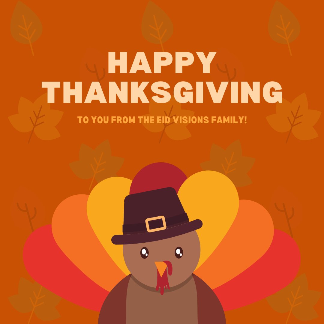We hope you're staying healthy and safe while spending time (virtually!) with the ones you love today. Happy Thanksgiving!