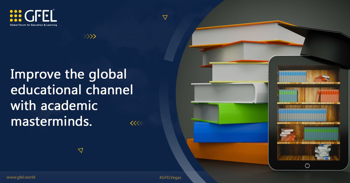 gfelworld's tweet photo. Thereβs always a better way to approach an issue. Learn the changing ways of the education sector. Visit https://t.co/MvH9ugY0dQ
#Education #Conference #GFELUSA #GFELVegas #LasVegas #EduEvents #EdTech #Learning #Networking #Investor #Educationalist #PrismEvents #Innovations https://t.co/jQPCpxyiDA
