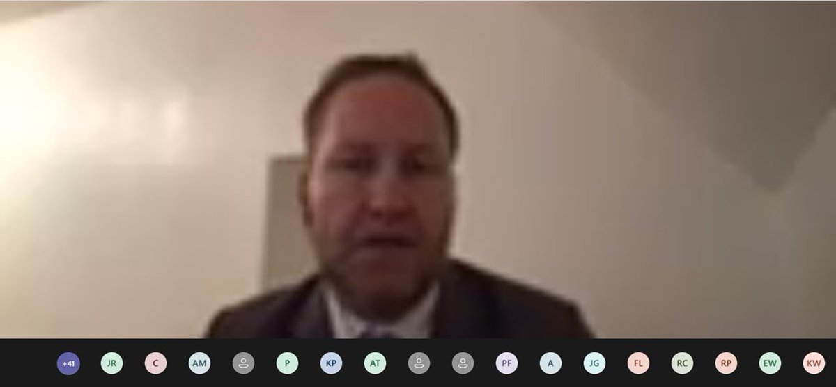 FalklandsRepUK's tweet photo. Great to have Daniel Wood, Head of the Falkland Islands Maritime Authority addressing the Joint Ministerial Council on the work we have undertaken to comply with the IMO III Code. #JMC2020 #Falklands
@FCDOGovUK | @RedEnsignGroup | @FalklandsGov | @UKOTAssociation https://t.co/pQSk3MI9HS