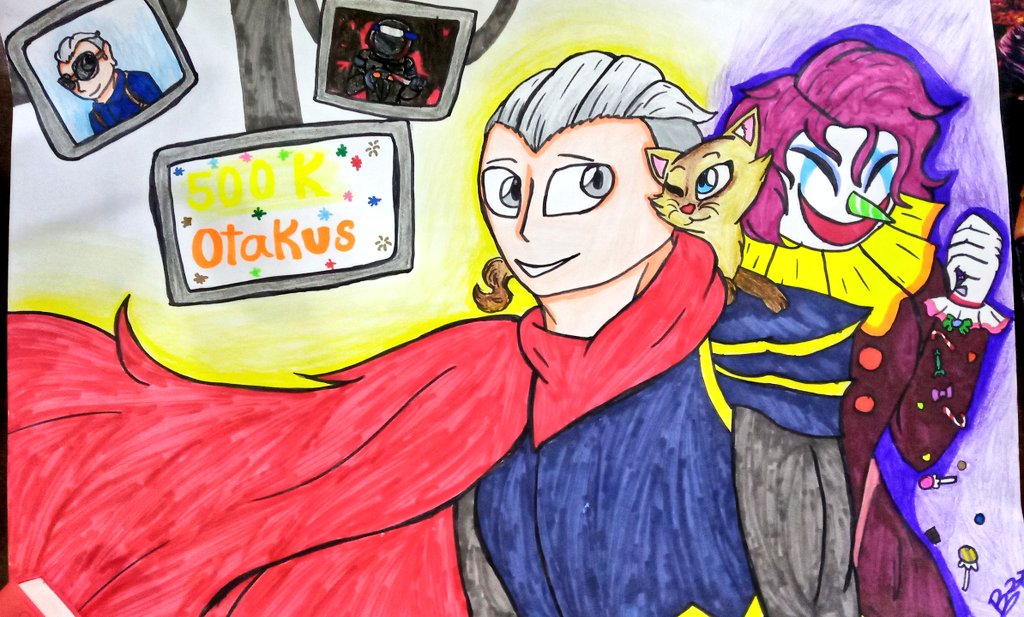 sofimpreda's tweet photo. ✨ @MomonKun_ Felicidades por los #500KOtakus ✨ estoy muy feliz por este logro, espero que sigas cumpliendo tus metas y quién sabe tal vez en un mes o dos el millón sea nuestro, No subestimes a la #FamiliaOtaku
#fanart #otakus #py #drawing #momonkun #patchez #mika https://t.co/uKvrBgdJJK