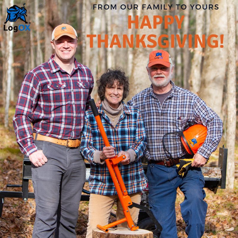 BigBlueLogOX's tweet photo. 🦃 Have a very happy and healthy Thanksgiving, from our family to yours! 
-The Roberts
👍🏼🇺🇸🌳

#TeamLogOX #happythanksgivng #familybusiness #madeinusa #LogOX #forestry #treebiz #homestead #firewood #newengland #pilgirms #americantoolsforwoodsmen https://t.co/tG4p56Mz86