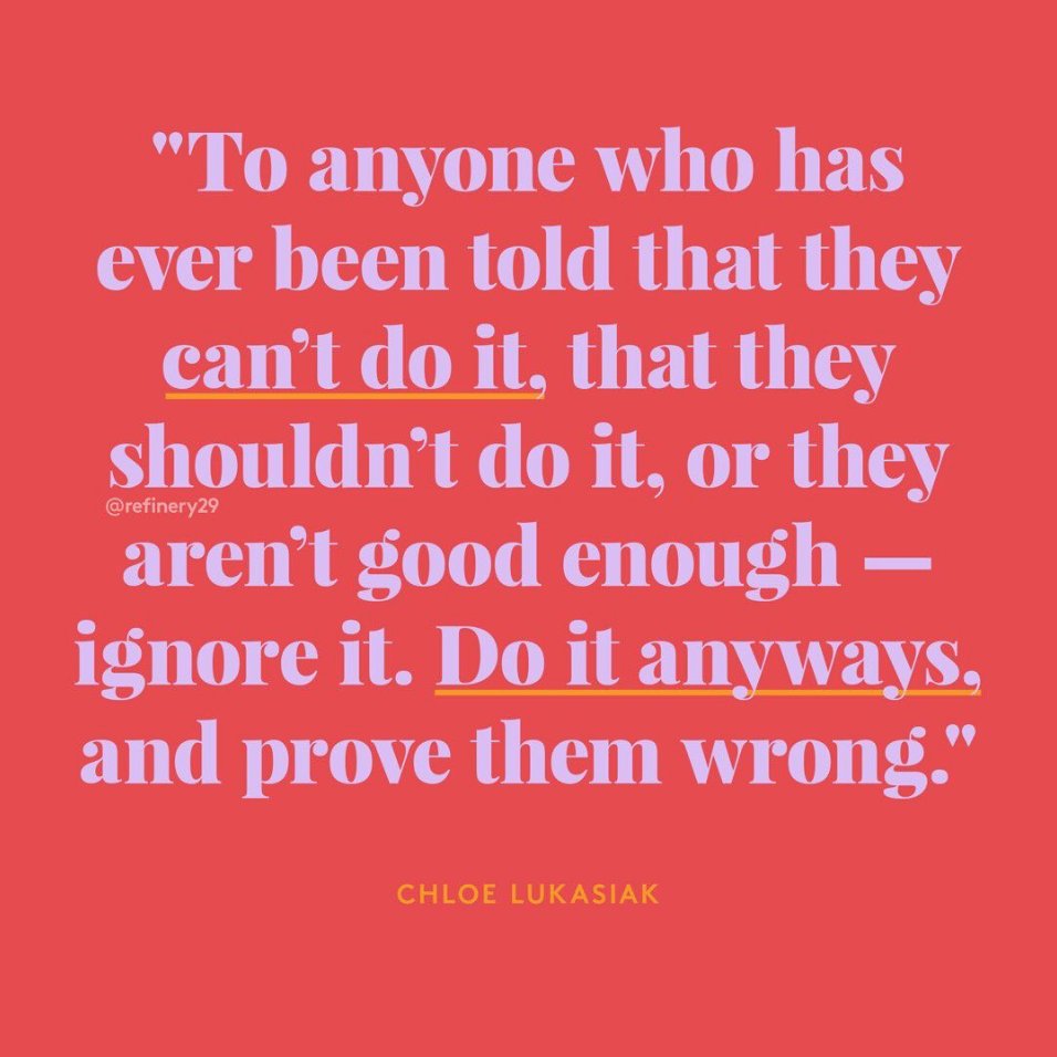 ApplicantLab's tweet photo. Let's say it again for those in the back. Your GMAT Score does not define you. Go for your MBA Dreams today with ApplicantLab. 👏#StepIntoTheLab

📸@refinery29 https://t.co/Nqn13Kojvu