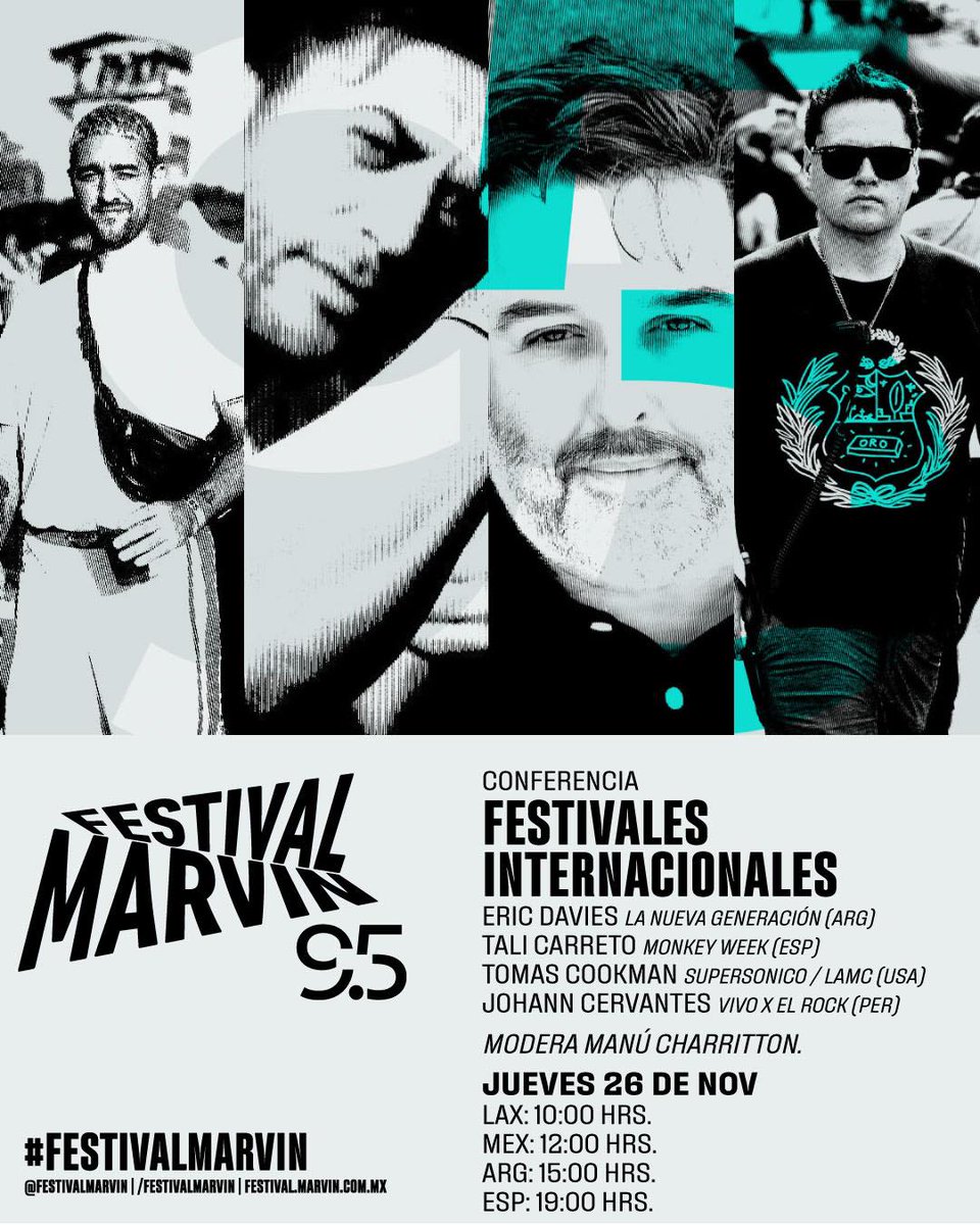 _SignosFM's tweet photo. 🔴 #FestivalEnCasa ¡Al fin llegan los días para descubrir la edición digital del @FestivalMarvin 9.5!
Comienza el día compartiendo ideas con @franciscamusic, @tweetygonzalez2, el presente para los Festivales Internacionales y más.
💻 Conéctate: https://t.co/qiwfgv3I8y https://t.co/IKpghviznv