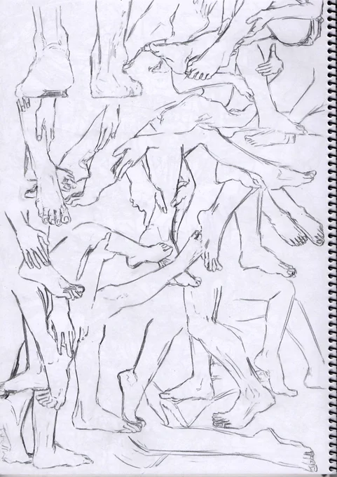 寝る前drawing 