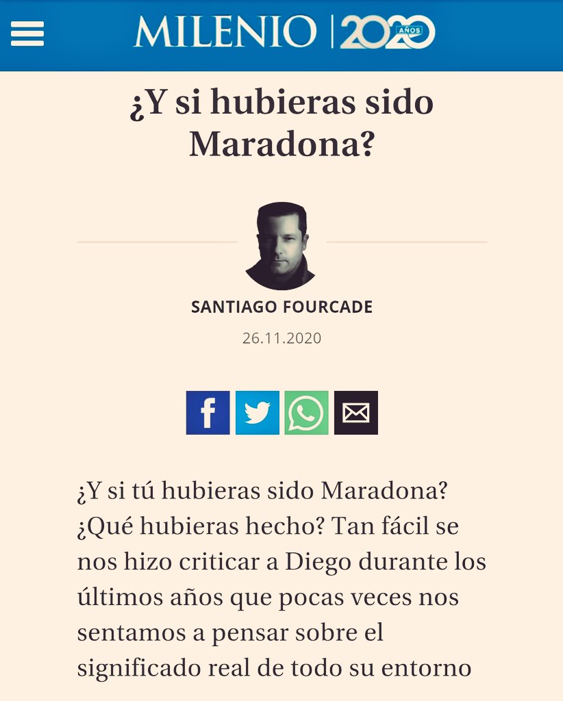 santiago4kd's tweet photo. ¿Y si (tu) hubieras sido Maradona?
--
Mi editorial completa  @Milenio
➡️ https://t.co/WC1MT1NAST https://t.co/rc2GiS0xrG