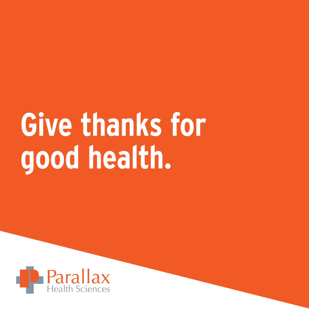 ParallaxScience's tweet photo. May your Thanksgiving gathering be memorable and safe. Be mindful of others and accept our gratitude for letting us serve you with timely, efficient medicare. Happy Thanksgiving! https://t.co/xtAbuheg8c