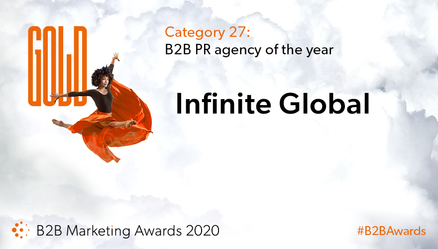 <a href="/IGC_UK/">Infinite Global UK</a> win B2B PR agency of the year at the #B2BAwards! Congratulations!