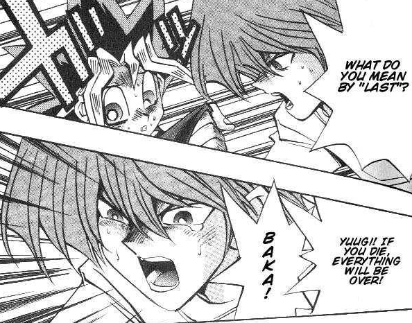 do you ever just think about how ready Yugi was to..burn to death in a fire in order to reassemble the puzzle 