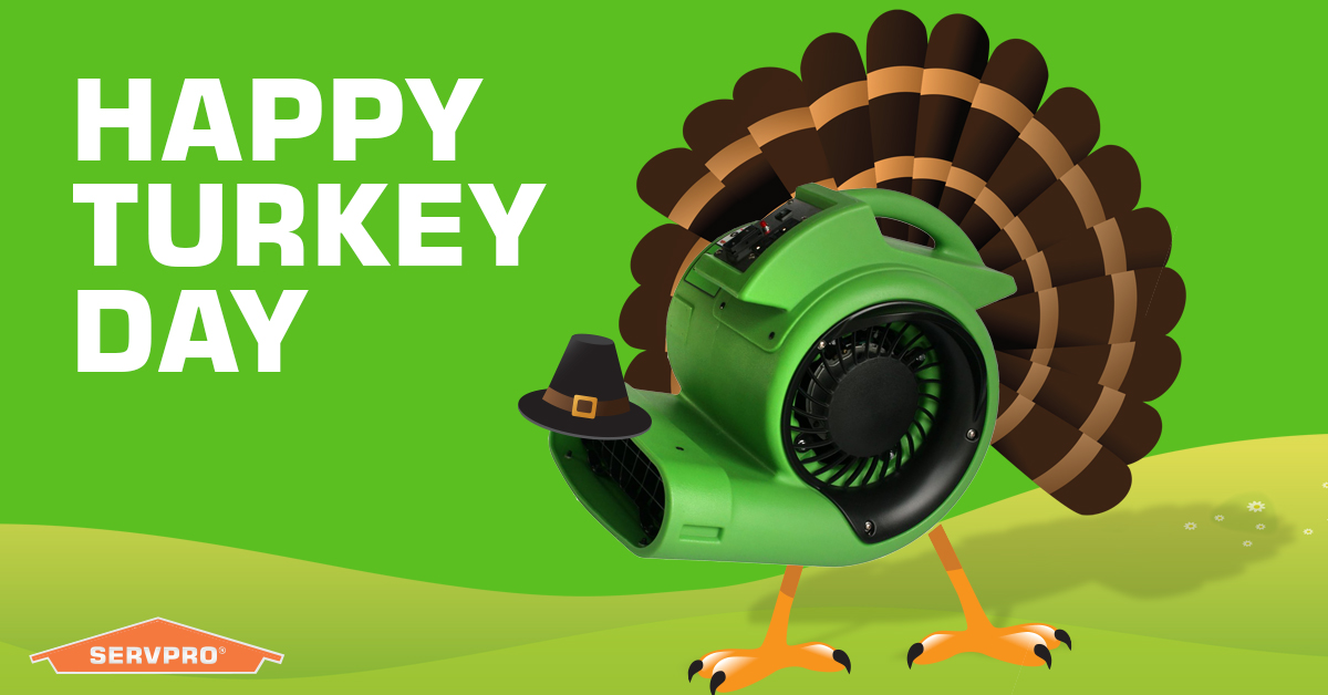 Happy Thanksgiving from SERVPRO of Paradise Valley! 🦃 We're all about to discover who learned to cook during quarantine and who didn't.