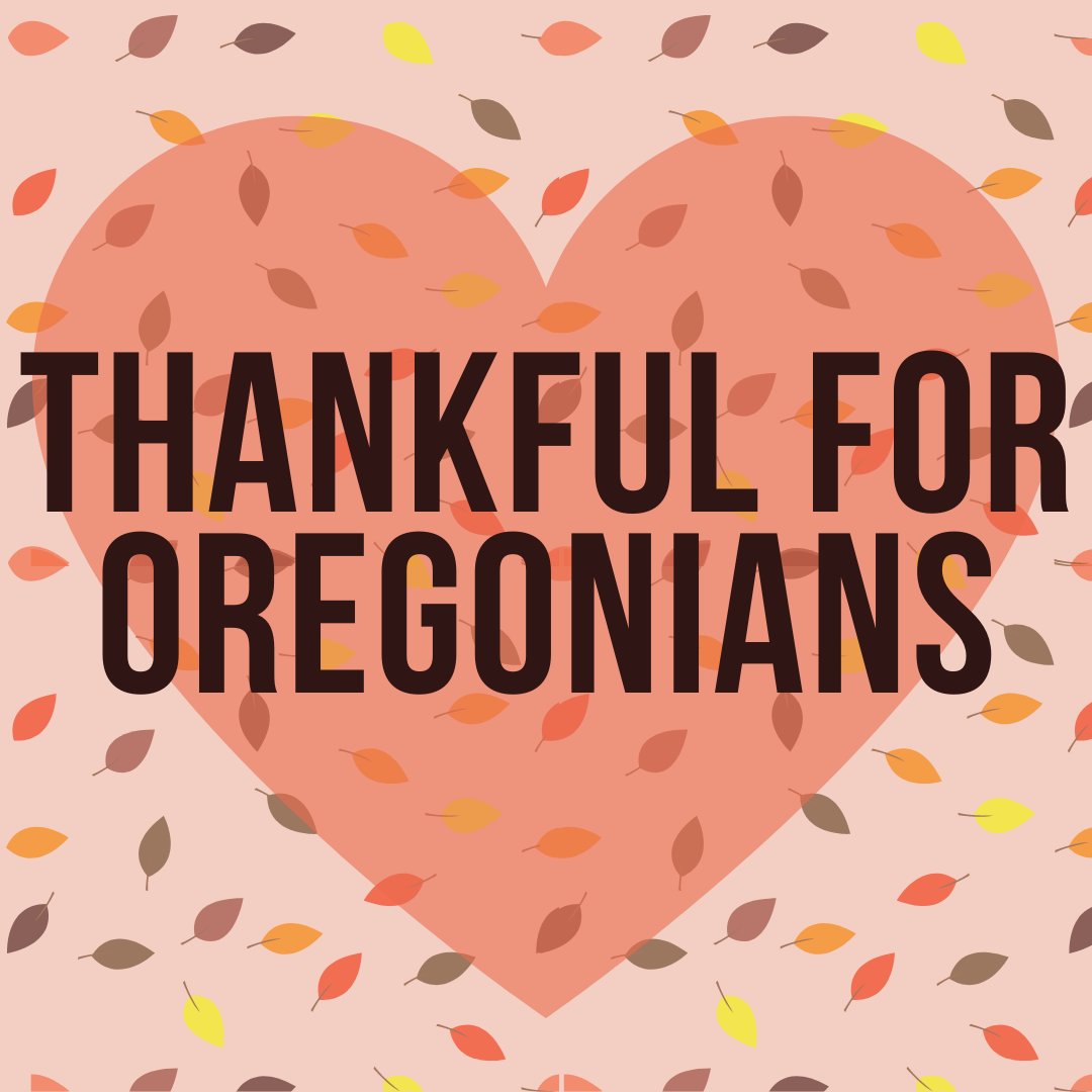 OregonGovBrown's tweet photo. For some Oregonians, Thanksgiving is a time to celebrate. For Oregon’s Indigenous and Tribal members, it can be another reminder of our nation’s history of colonialism and racism.

This year, I'm giving thanks that so many Oregonians are doing the work to keep each other safe. https://t.co/f5X5Z1ppX1