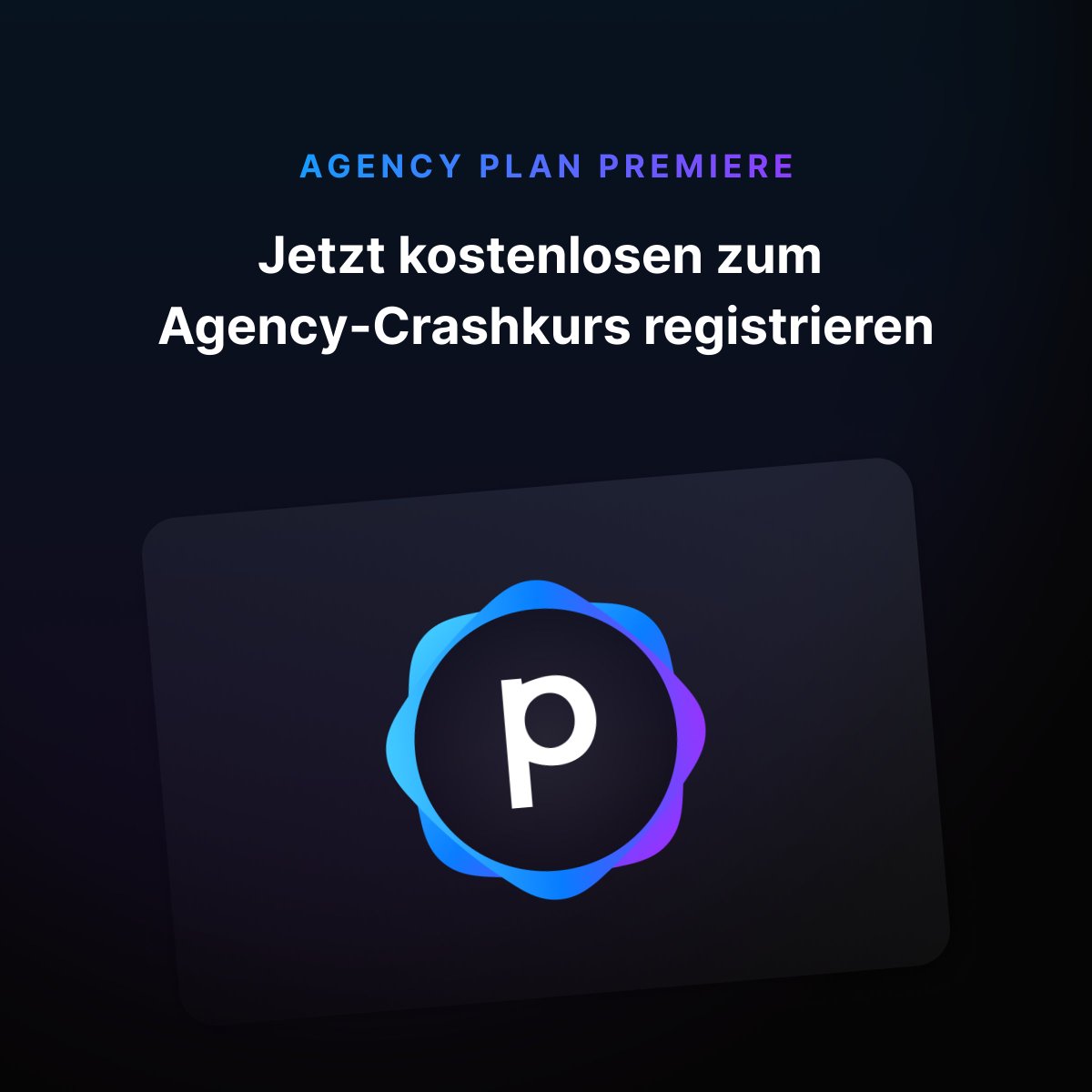 Premiere: Save the date! 🎉
Exklusive Agency-Plan Premiere am 02.12. 

Das Live-Event ist exklusiv für erfahrene Funnel-Marketer. Die Plätze zur offiziellen Veröffentlichung sind auf 150 Teilnehmer limitiert. 

Jetzt kostenlos registrieren: buff.ly/35YhlCO