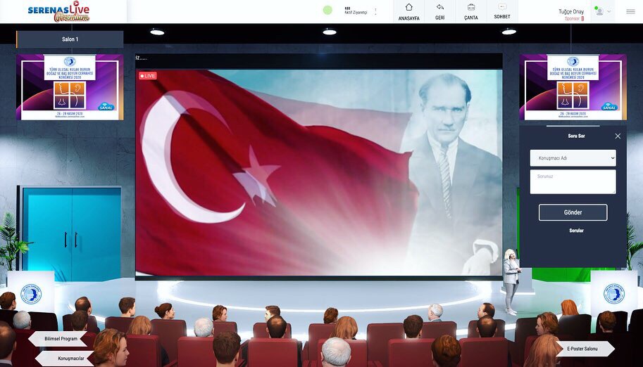 SerenasGroup's tweet image. Türk Ulusal Kulak Burun Boğaz ve Baş Boyun Cerrahisi Kongresi 2020 açılış töreni başladı.

#kbb2020
#serenas #serenaslive
#glevents #theseed
#congresiumankara