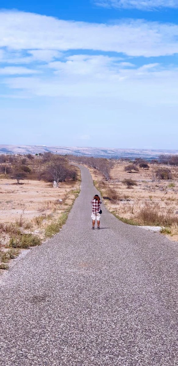 Jalan panjang, savana, panas terik, aspal terbakar... Apalagi??