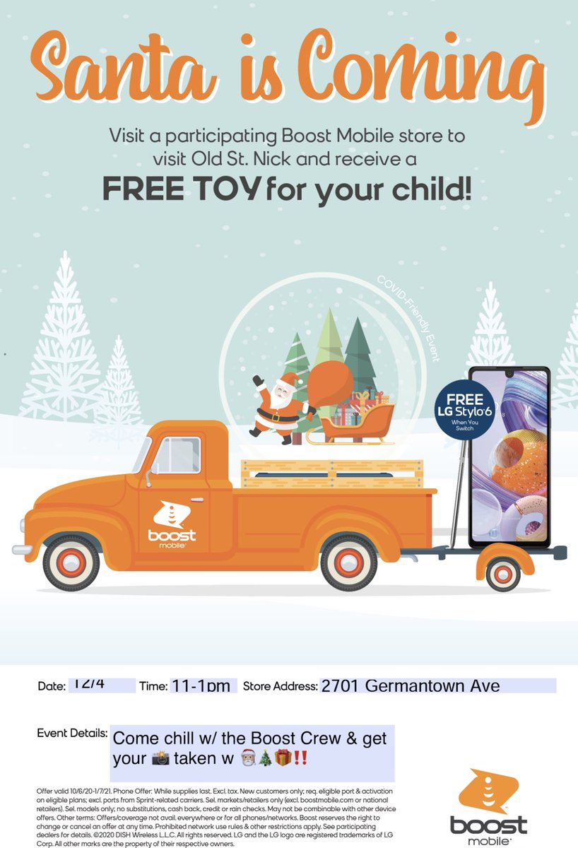 invinzcible™ (@vtruongcao) on Twitter photo Happy Turkey Day!! Eat up, rest up and stop by tomorrow 👉🏼 <a href="/boostmobile/">Boost Mobile</a> 2701 Germantown Ave. 11-1p!! 📸🎅🏼🎄🆓🎁 for your child 🍿🎟🎵 #Boostmas #PictureWithSanta #TopAtlanticSquad Happy Turkey Day!! Eat up, rest up and stop by tomorrow 👉🏼 <a href="/boostmobile/">Boost Mobile</a> 2701 Germantown Ave. 11-1p!! 📸🎅🏼🎄🆓🎁 for your child 🍿🎟🎵 #Boostmas #PictureWithSanta #TopAtlanticSquad