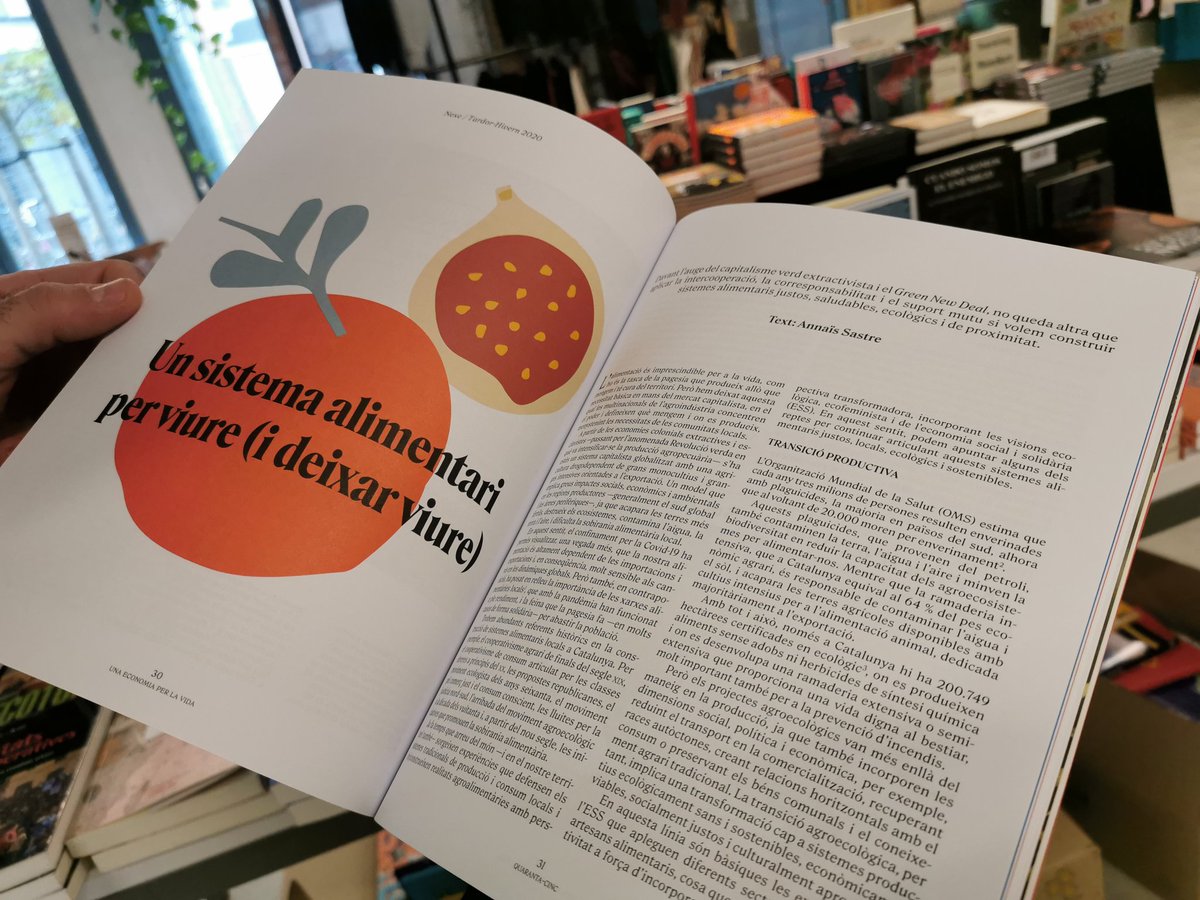 ivan_sants's tweet photo. Fa molt de goig el nou número de @NRevista1 de @coopstreball i @rocagales. Amb articles de @CRISTINAGRAU66, @ferestega, @LauraAzLlu, @JoanaGGrenzner, @Ingridguardiola, @IreGir o @AncaVoinea. Coneixement i pràctiques col·lectives per una Economia per la Vida! https://t.co/KSt6qbtuj0