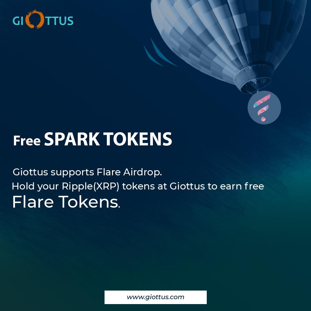 giottus's tweet photo. Glowing star FREE FLARE COINS! Glowing star

Giottus Supports Flare Airdrops @FlareNetworks   
Just hold your Ripple(XRP) in Giottus till Dec 12 to earn free Flare tokens. 

#freesparktokens #flaretokens #cryptocurrency #cryptotrends #cryptoechange #ripple #ripplexrp https://t.co/pyjx7qAcoc