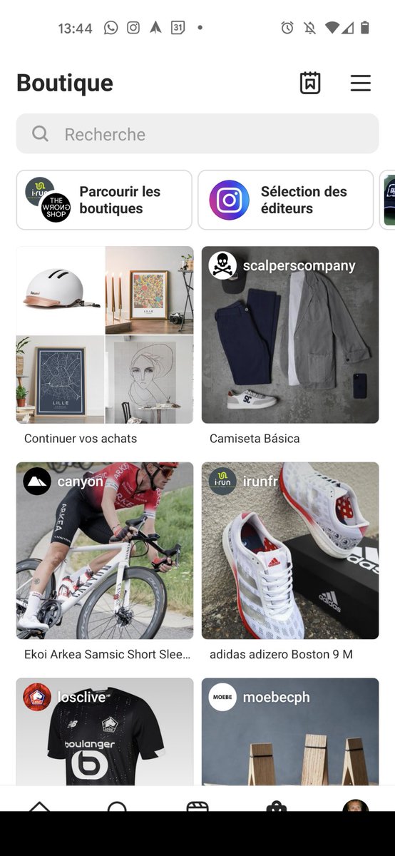 Arrivée de l'onglet Boutiques sur Instagram une vraie belle opportunité notamment pour les petits commerçants de faire du business en ligne facilement !