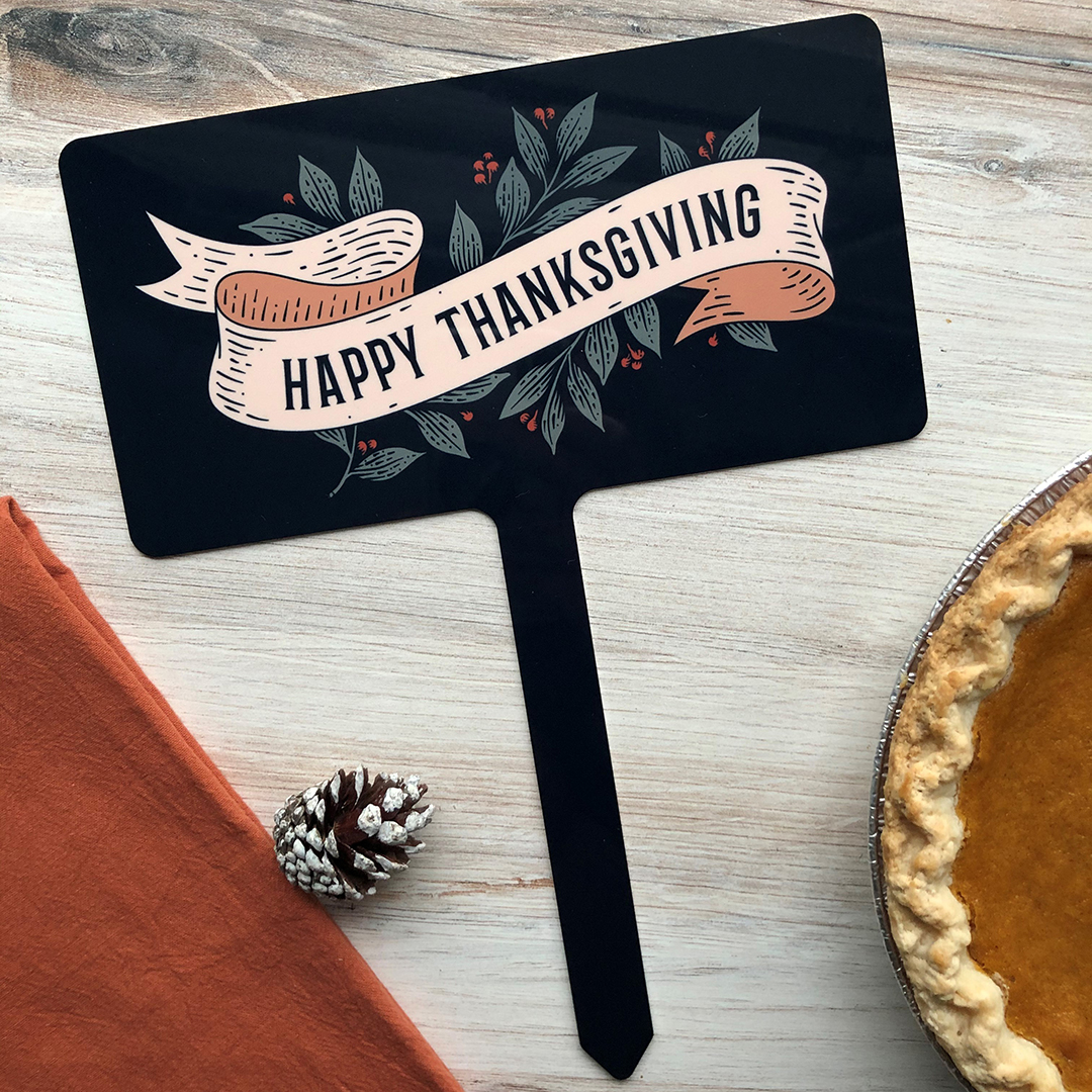 There is always something to be thankful for. Wishing you a Happy Thanksgiving! 
Featured is a Unisub #4774 yard sign.
.
.
.
#happythanksgiving #unisub #sublimation #dyesublimation #givethanks