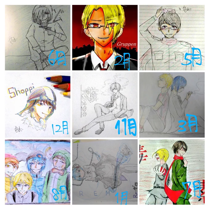 #成長してるからRTしろ
前垢時代(2018)と現在 