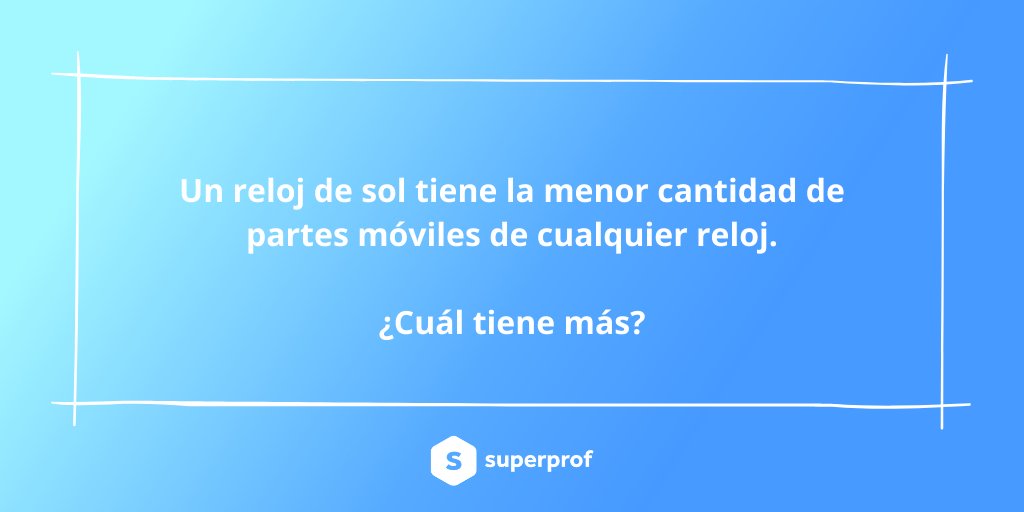superprof_es's tweet photo. ¡Comparte tu respuesta e invita a tus amigos a participar! 👀🧠

#brainteaser #Juegos #FelizJueves https://t.co/GMHt0UloZH