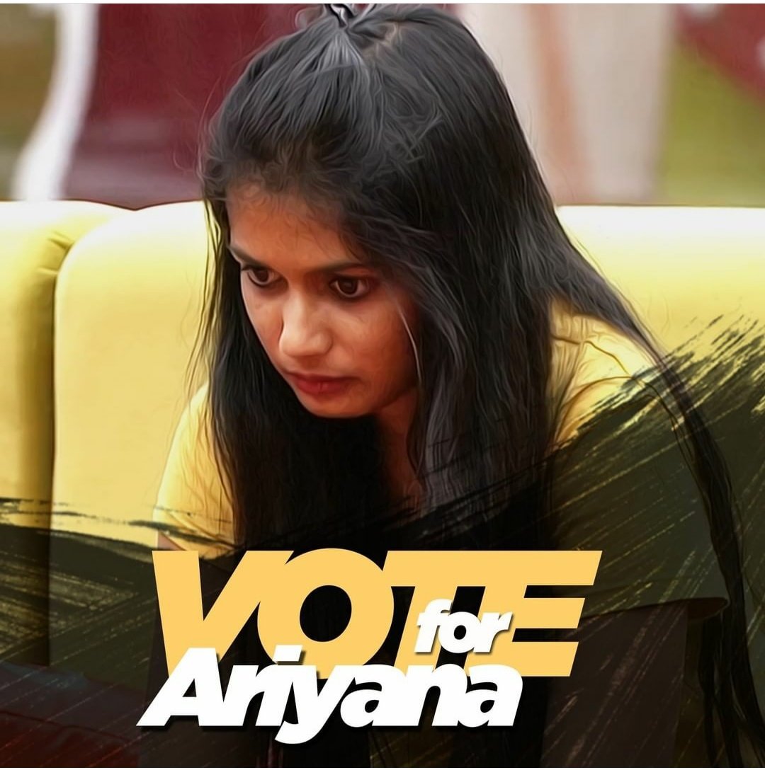FansSohel's tweet photo. #wesupportariyana. Plz vote for ariya #Ariyana #ariyanaglory #BiggBossTelugu4 https://t.co/4ab61Hfgv8