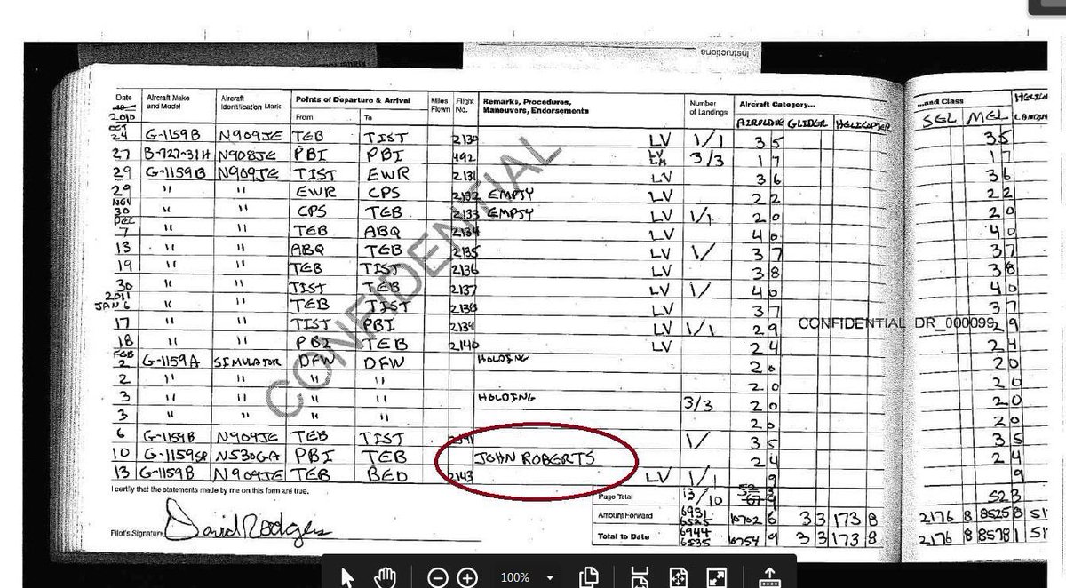 4: Was he the "John Roberts" who appeared in the Epstein flight logs? Based on his odd rulings against the Constitution I think the question at least needs to be asked.