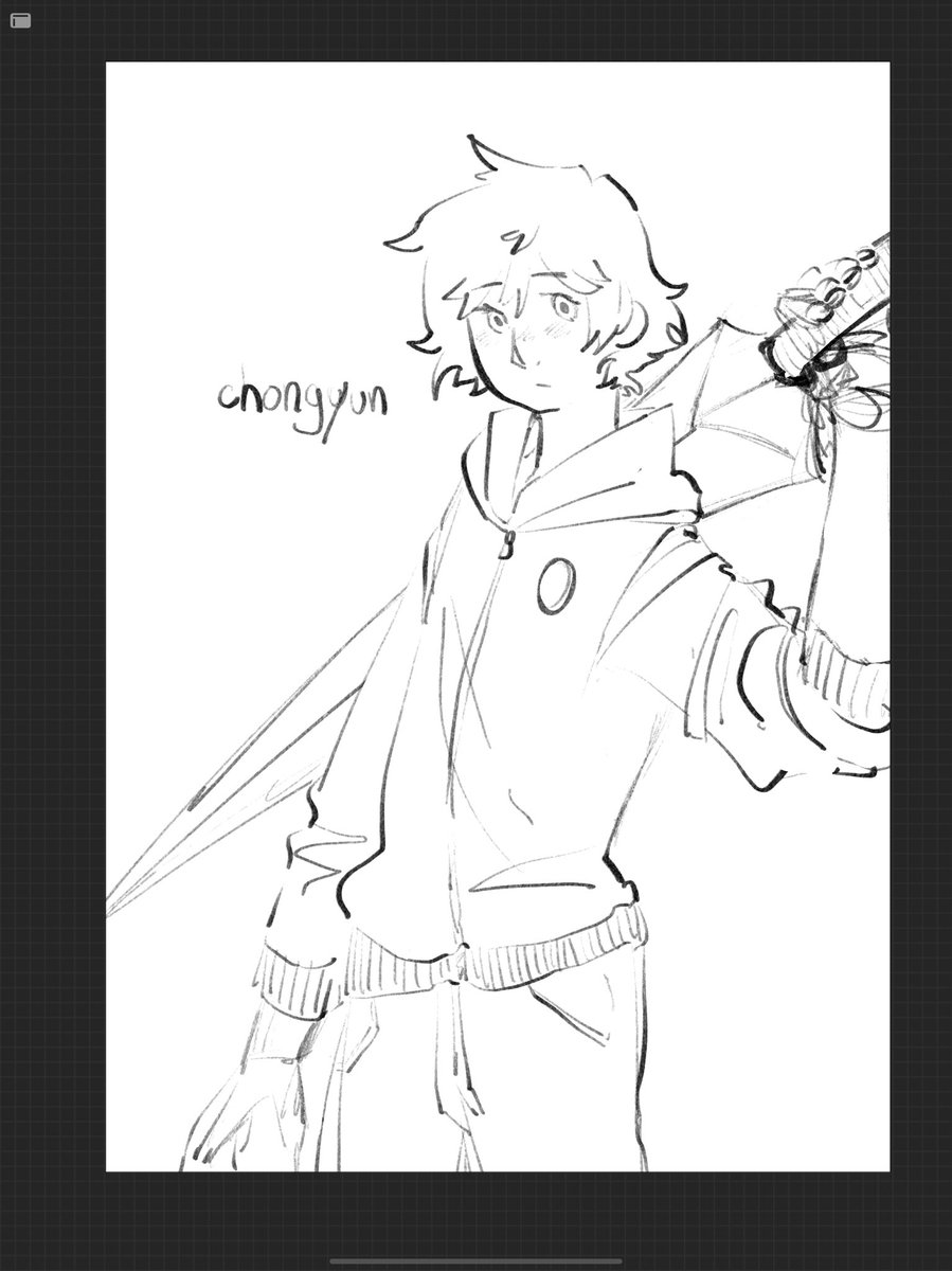 Doodling chongyun ✨ #genshinimpactfanart #GenshinImpact #Chongyun