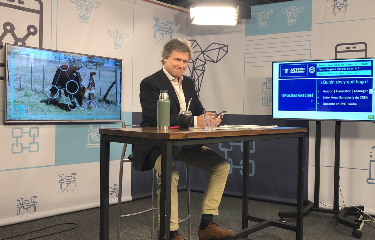 SociedadRural's tweet photo. Empezó el 2do día del Seminario Agtech Ganadero presentado por @richardbindi. “La idea es achicar la brecha entre la tecnología y la producción ganadera"

#AgtechGanadero2020 
@AgtechG https://t.co/lnU6YhfTmT