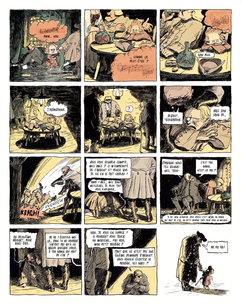 "Ludwig &amp; Beethoven", de Mikaël Ross, à paraître en février @EditionsDargaud - récit virtuose, enlevé et fascinant des jeunes années du musicien et compositeur - 196 pages, traduction de Jean-Baptiste Coursaud 
