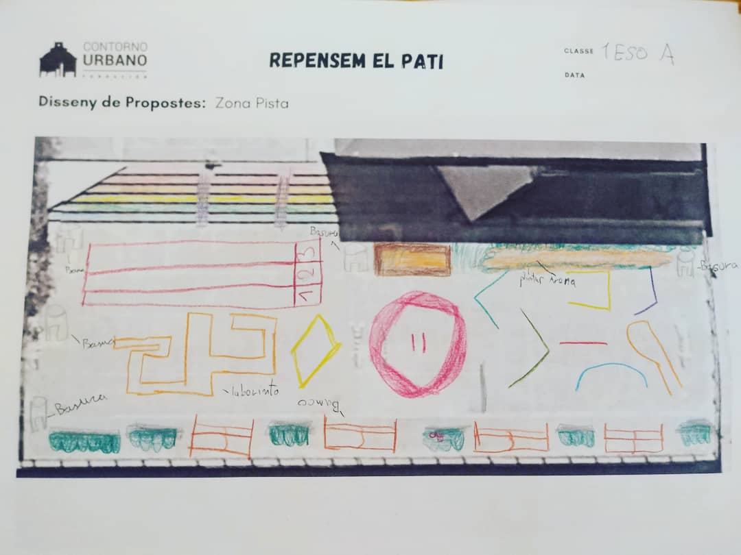 contorno_urbano's tweet photo. Repensem el pati @somrubioiors amb els alumnes de 1er ESO
Super bones idees! Patis més verds, inclusius i actius! Mitjançant Tandem amb @LHEDUCACIO gràcies!! ❤
#somrubio https://t.co/vTShjFqdB0
