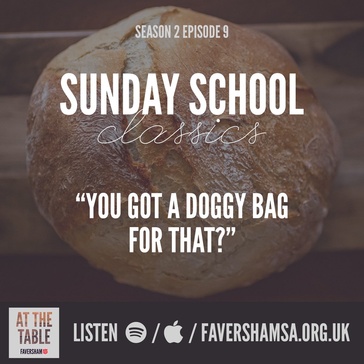 ATT__Podcast's tweet photo. Our latest episode of #ATTpodcast is available NOW!
Check out "You Got a Doggy Bag for That?" on Spotify, Apple Podcast &amp; Podbean. Come join us 'around the table' as we continue our journey through some Sunday school Classics!
#Faversham #podcast #podcastThursday #ATTthursday https://t.co/7HpxfxlScq