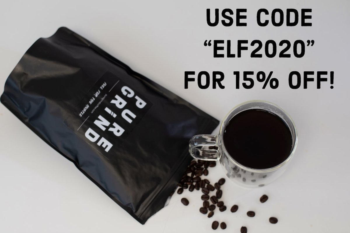 puregrindcoffee's tweet photo. Listen, itβs been a long freaking year. So weβre here to spread some cheer with a special Black Friday offer. Save 15% on any order. Use promo code #ELF2020 at checkout. https://t.co/09CqoJspSF
#BlackFriday #CoffeeLover https://t.co/69WEmndtaa