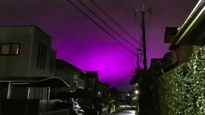 千葉市の空が紫色に染まる なんとその理由はトマト農園のledだった まとめダネ