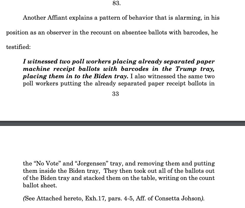 Sworn affidavits showing how the RLA hand count process works! (After counting the totals for each candidate/option, the batches were counted to make sure those numbers added up with each other)