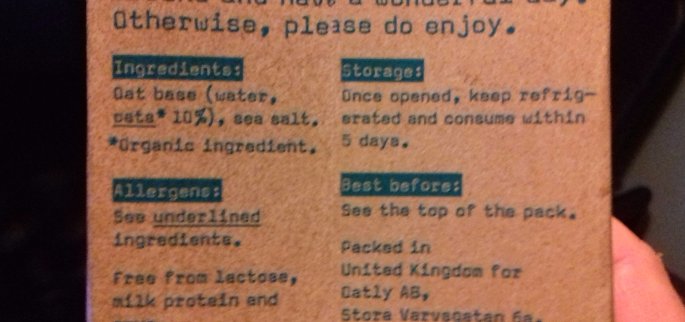 Example 4: allergens underlined.  #allergylaw 6/8
