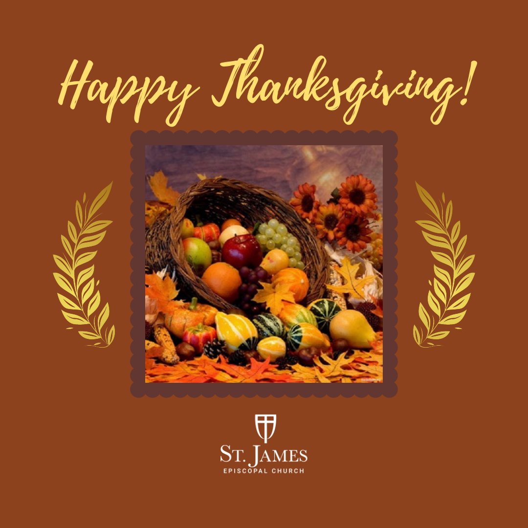 Happy Thanksgiving everyone! Remember all the blessings in your life today and let your loved ones know how much you appreciate them.