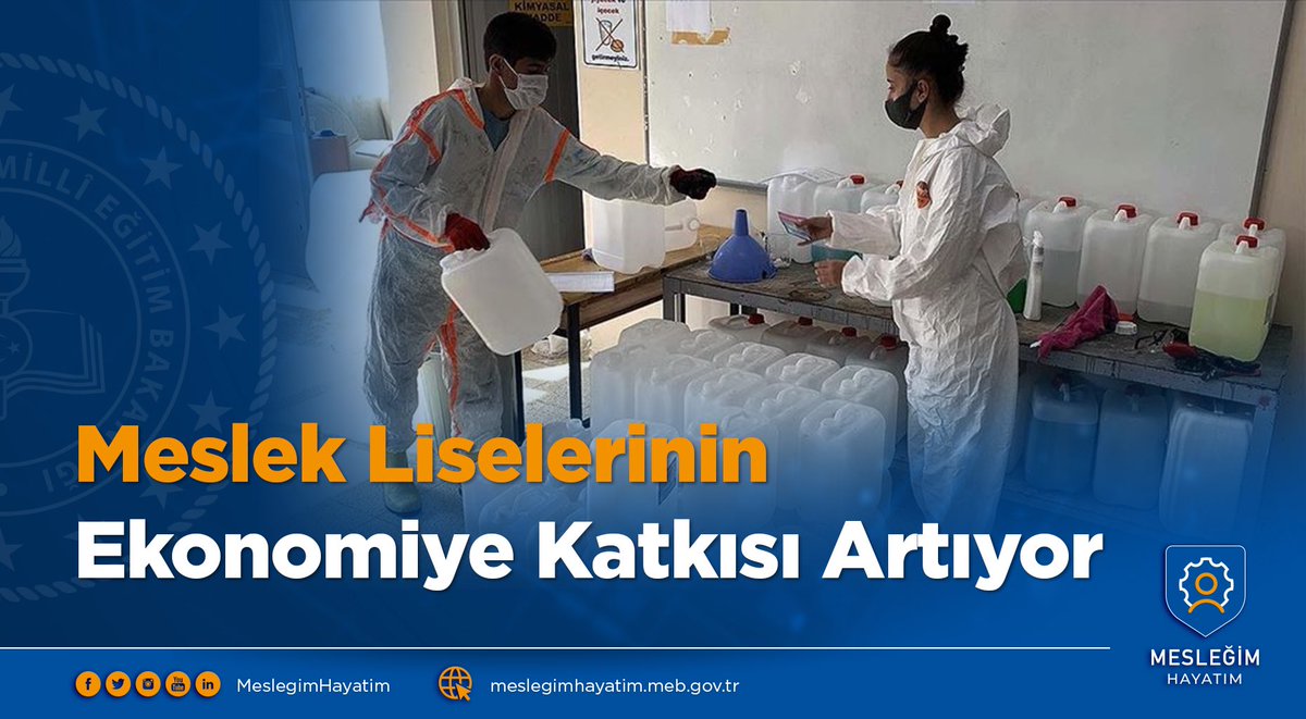 tcmeb_mtegm's tweet photo. #MesleğimHayatım | 📰
Bakan Yardımcısı Özer, son iki yılda mesleki eğitimde döner sermaye kapsamında meslek liselerindeki üretim kapasitesini artırmaya ve eğitim-üretim-istihdam döngüsünü güçlendirmeye çalıştıklarını söyledi.
👉🏻 https://t.co/dCbgVHuxKk https://t.co/ZGGZKWtY7r