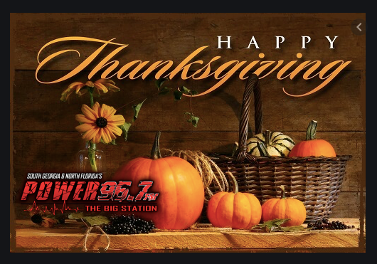 96SevenFM's tweet photo. Power 96.7 FM Wishes You &amp; Your Family A Special, Bless &amp; Thankful Thanksgiving'
https://t.co/JOddH3sLsj https://t.co/G1JAYpRI7u