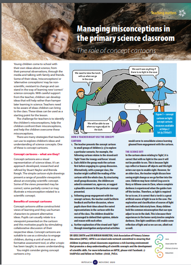 26Miriam's tweet photo. Practitioner Article in InTouch on Misconceptions in Primary Science for students and teachers of science @STEM_MIC @MICLimerick @MICEducationFac https://t.co/yaSL56ueFG https://t.co/gh4jCZgzOE