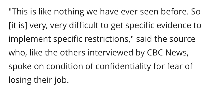 Independent sources with direct knowledge of the  #ableg pandemic response said Premier Kenney and cabinet continue to demand incredibly high levels of specific evidence before they will implement restrictions.  #cdnpoli