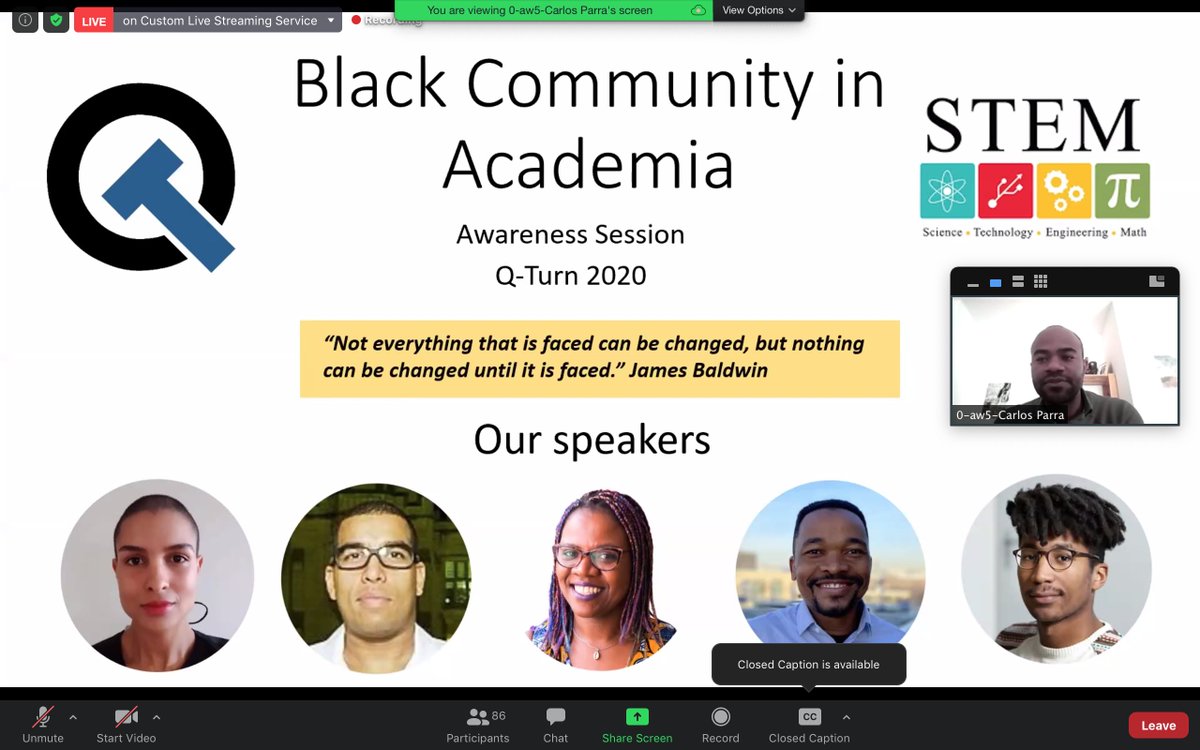Ravi Kunjwal (@quaintum) on Twitter photo Dr. Carols Parra @parcabeto opening the 'Black Community in Academia' session, the fifth awareness session at <a href="/QTurnWorkshop/">Q-Turn Workshop</a> #QTURN20 Dr. Carols Parra @parcabeto opening the 'Black Community in Academia' session, the fifth awareness session at <a href="/QTurnWorkshop/">Q-Turn Workshop</a> #QTURN20