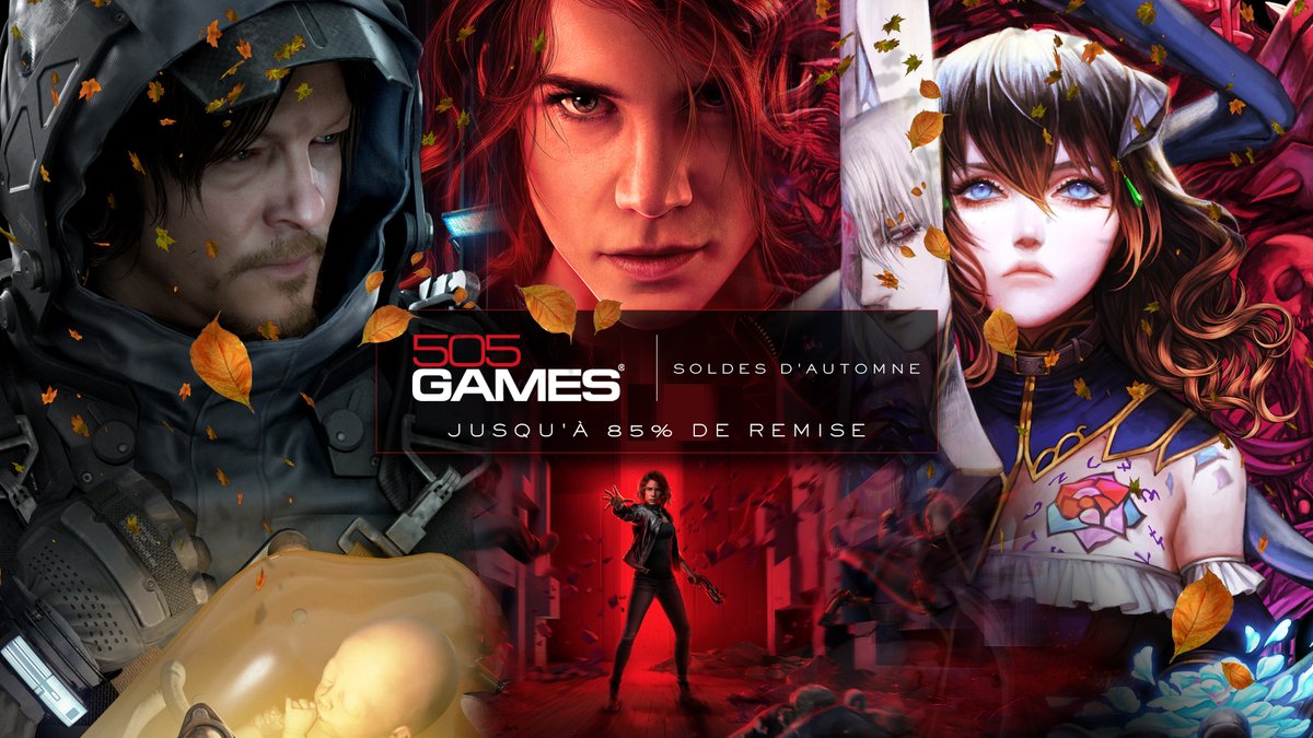 505GamesFR's tweet photo. Faites des économies avec les promotions d'automne de Steam ! Découvrez Death Stranding, Control, Bloodstained: Ritual of the Night et bien d'autres titres #505Games. 🎄
Il est temps de vous faire plaisir, vous le méritez !
#JeuxVidéo #Soldes #SoldesSteam https://t.co/JVNr8JzNWV