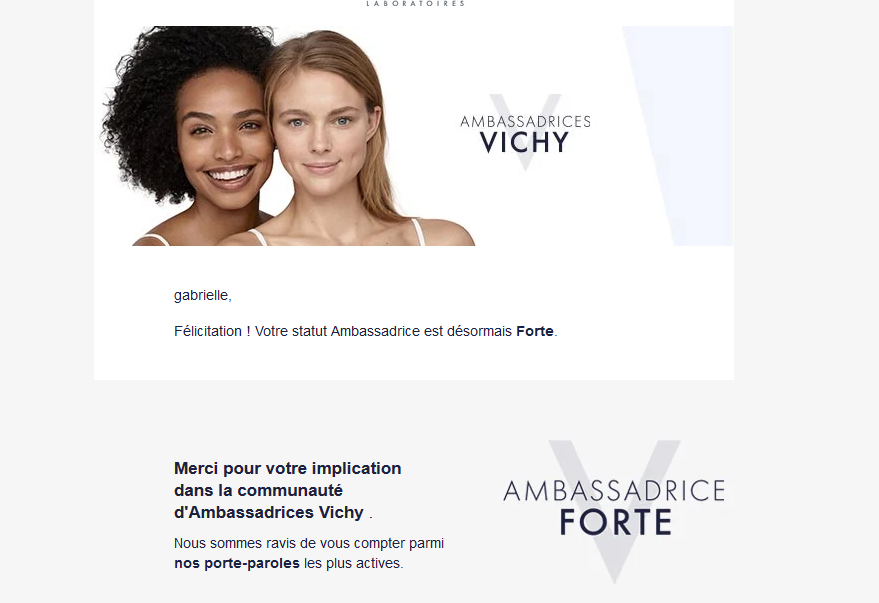 kaylaka3's tweet photo. merci @vichy,fière de faire partie de la communauté
#FanVichy https://t.co/8qXTbrhCA1