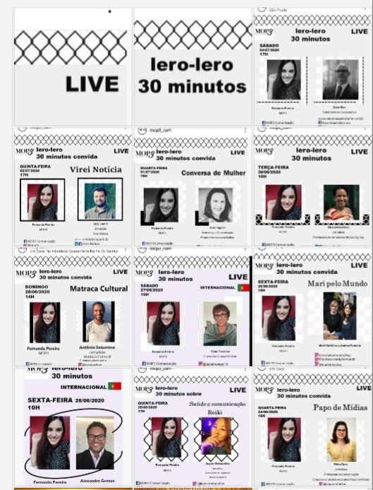 mop3_com's tweet photo. #retrospectiva2020 #mop3comunicação Muito obrigada aos participantes da primeira temporada do "lero lero" em #junho2020 !
#tbt #comunicação #lives #aovivo #lerolero https://t.co/lyDkxaftla