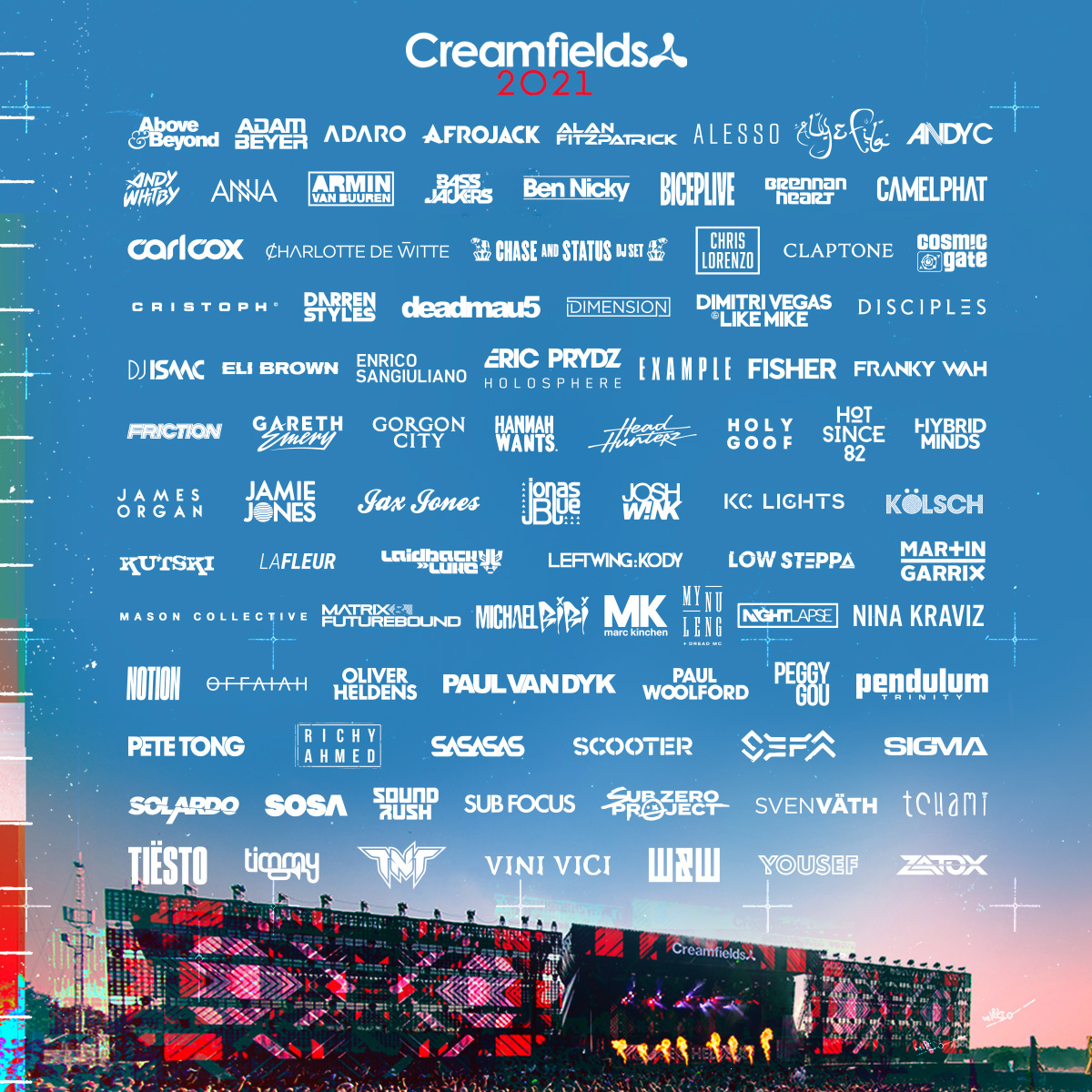 Pepsi MAX presents Creamfields tweet media
