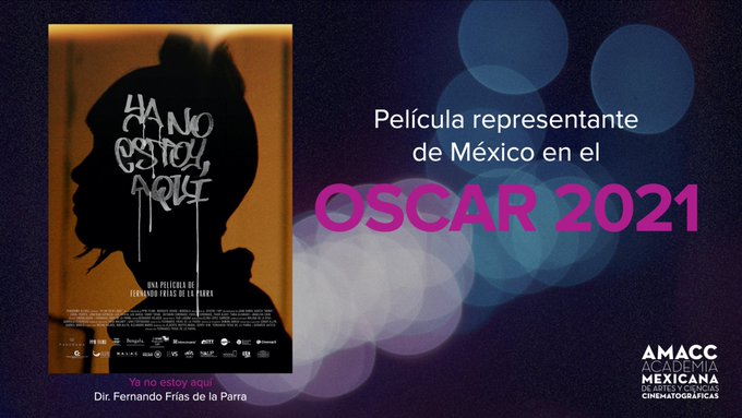 EmbaMexRum's tweet photo. #DiplomaciaCulturalMX @AcademiaCineMx a anunțat că pelicula „Ya no estoy aquí” 🎥 de Fernando Frías de la Parra va reprezenta Mexicul 🇲🇽 la a 93-a ediție a Premiilor #Oscar. Această apreciată producție poate fi nominalizată la categoria "cel mai bun film internațional". #TalentMX https://t.co/VajaWFMMCz