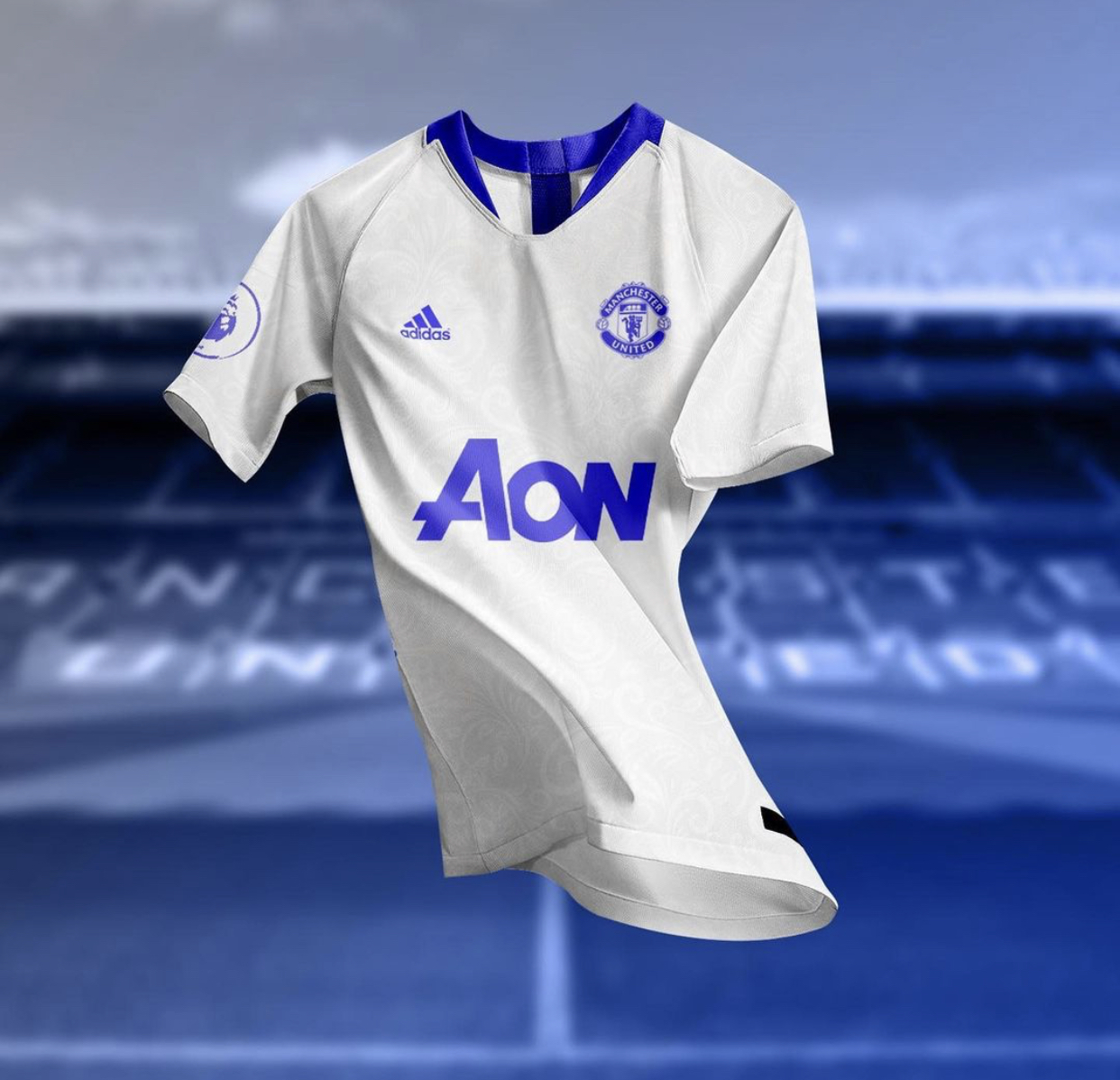 Download Manchester United 2021/22 Kit Sponsor Background